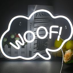 the party planet White Woof LED Neon Light-28