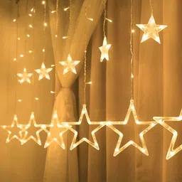 ENORMITY Yellow & White Star Shape String Lights-20