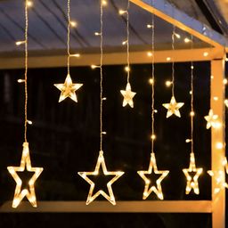 SPARK WORLD Yellow Star Shape String Lights-15