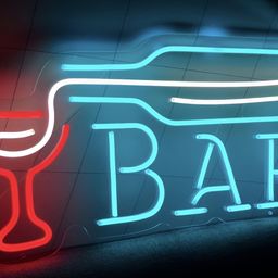 the party planet Blue & Red Led Neon Light-25