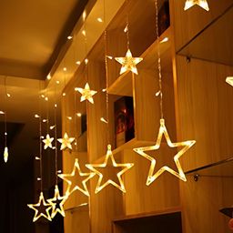 ENORMITY Yellow Star Shape String Lights-3