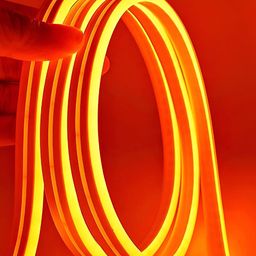 SPARK WORLD Orange-Coloured Rice Shape String Lights-47