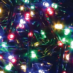 SPARK WORLD Blue & Green Rice Shape String Lights-42