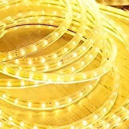 SPARK WORLD Yellow Rice Shape String Lights-2
