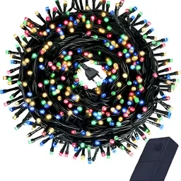 ENORMITY Blue & Yellow Rice Shape String Lights-28