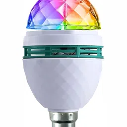 SPARK WORLD White & Green Disco Bulb String Light-53