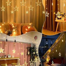 ENORMITY Yellow Star Shape String Lights-26