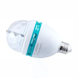 SPARK WORLD White & Green Cylindrical Disco Ball Light-34