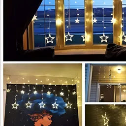 ENORMITY Yellow Star Shaped String Lights-43