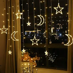 The Purple Tree White Star Shaped String Lights-31