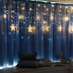 SPARK WORLD Yellow Rice Shape String Lights-5