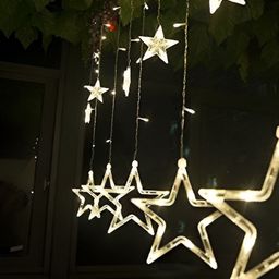 ENORMITY Yellow & White Star Shape String Lights-51