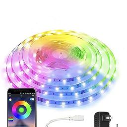 Gesto Pink & Blue LED RGB Strip String Lights-18