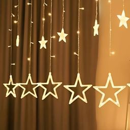 ENORMITY Yellow Star Shape String Lights-19
