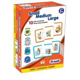 Frank Kids Small Medium & Large Early Learning  3-Piece Puzzle For Age 3+ Years-12