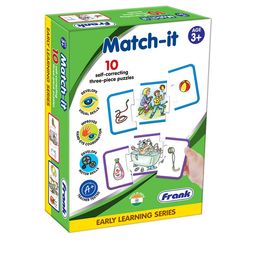 Frank Set of 10 Three-Piece Match-It Early Learning Puzzle-14