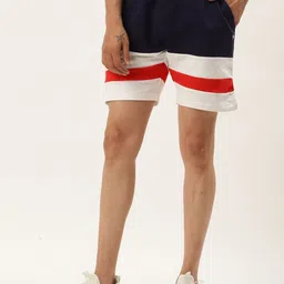 AMSWAN Men Striped Printed Low-Rise Running Shorts-picture-15