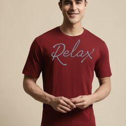 Miaz Lifestyle Typography Printed T-shirt-image-16