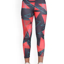 BAESD Women Geometric Printed Ankle Length Training Tights-23
