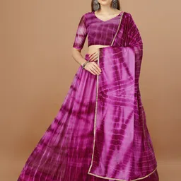 Mitera Printed Semi-Stitched Lehenga & Unstitched Blouse With Dupatta-picture-43