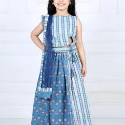 Kinder Kids Girls Ready to Wear Lehenga & Blouse With Dupatta-35