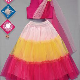 A.T.U.N. Girls Ready to Wear Lehenga & Blouse With Dupatta-16