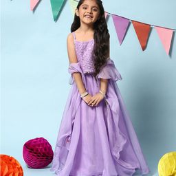 Biba Girls Embellished Ready to Wear Lehenga & Blouse With Dupatta-picture-17