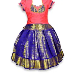 AMIRTHA FASHION Girls Embellished Thread Work Ready to Wear Lehenga Choli-picture-44