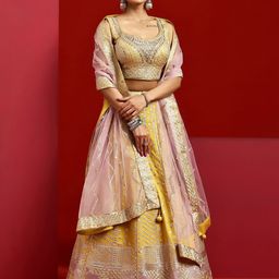 Libas Art Embellished Sequinned Ready to Wear Lehenga & Padded Blouse With Dupatta-picture-10
