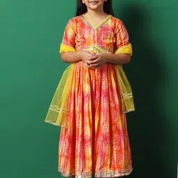 Readiprint Fashions Girls Printed Ready to Wear Lehenga & Blouse With Dupatta-picture-32