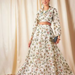 Shae by SASSAFRAS Printed Ready to Wear Lehenga & Choli-picture-47
