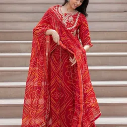 HOUSE OF JAMOTI Embroidered Ready to Wear Lehenga & Blouse With Dupatta-26