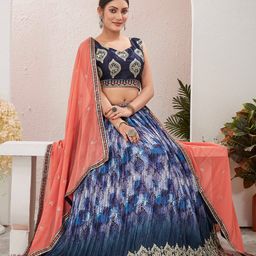 Chandbaali Embroidered Ready to Wear Lehenga & Blouse With Dupatta-image-28