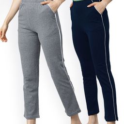 NOT YET by us Women Pack Of 2 Pure Cotton Lounge Pants-image-47