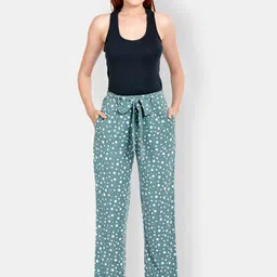 MAYSIXTY Women Printed Straight Lounge Pants-picture-13
