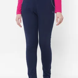 Sweet Dreams Women Navy Blue Solid Cotton Lounge Pants-picture-51