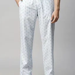 URBAN SCOTTISH Men Cotton Relaxed-Fit Straight-Leg Lounge Pants-image-63