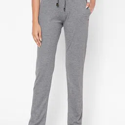Sweet Dreams Women Grey Melange Solid Cotton Lounge Pants-picture-46