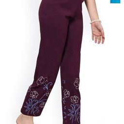 BAESD Girls Pack Of 2 Pure Cotton Bottom Printed Lounge Pants-image-24