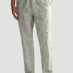 U.S. Polo Assn. Men Printed Lightweight Pure Cotton Lounge Pants-image-97