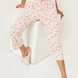 max Women High-Rise Printed Pure Cotton Lounge Pants-image-48