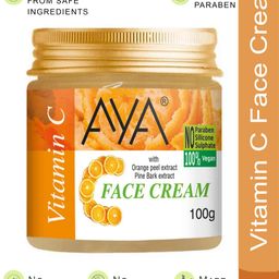 AYA Paraben-Free & Silicone-Free Vitamin C Face Cream with Orange Peel Extract - 100 g-50
