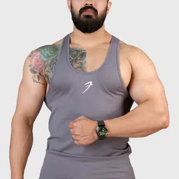 FUAARK Round Neck Cotton Sports & Gym Vests-image-69