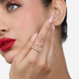 Zaveri Pearls Gold Plated Cubic Zirconia Studded Finger Ring-image-55