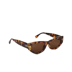 AISLIN Unisex Cateye Sunglasses with UV Protected Lens ES_12326-93-AS-963-BRW-oBRW-CE-image-91