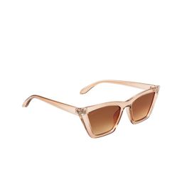 NuVew Women Brown Lens & Rose Gold-Toned UV Protected Cateye Sunglasses-image-0