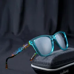 Eyewearlabs Wayfarer Sunglasses with Polarised and UV Protected Lens CFalconSC1EL1106-39