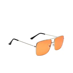 Peter Jones Eyewear Women Orange Lens & Gold-Toned Square Sunglasses ST001OG-image-57