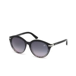 SWAROVSKI Women Grey Sunglasses SK0070 55 05B-Smoke-image-98