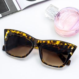 Bellofox Women Brown Lens & Brown Rectangle Sunglasses-36